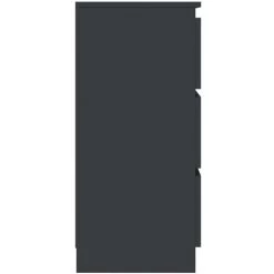 Hommoo Buffet Gris 60x33,5x76 Cm Agglomere -Buffet et enfilade Soldes 54149533 5