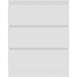 Hommoo Buffet Blanc 60x33,5x76 Cm Agglomere 8 Hommoo Buffet Blanc 60x33,5x76 Cm Agglomere -Buffet et enfilade Soldes 54152964 4