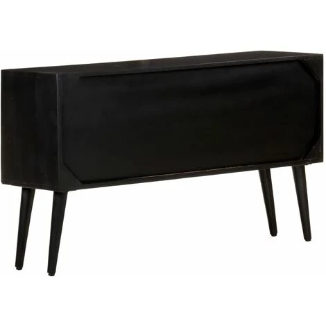 Hommoo Buffet 110x33x64 Cm Bois De Manguier Massif 5 Hommoo Buffet 110x33x64 Cm Bois De Manguier Massif – Image 5