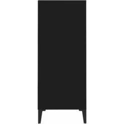 Hommoo Buffet Noir 57x35x90 Cm Agglomere -Buffet et enfilade Soldes 54155017 5