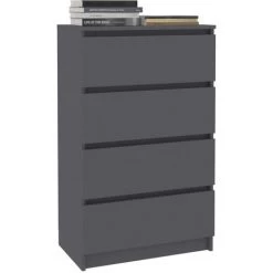 Hommoo Buffet Gris 60x35x98,5 Cm Agglomere -Buffet et enfilade Soldes 54167982 3