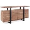 WEBMARKETPOINT Buffet En Bois Artur Avec 4 Portes Et 2 Tiroirs Cm 175 X 45 X 90 H