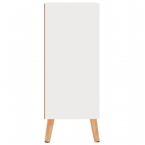 YOUTHUP Buffet Blanc Brillant 60x30x72 Cm Aggloméré - Blanc 4 YOUTHUP Buffet Blanc Brillant 60x30x72 Cm Aggloméré - Blanc – Image 4