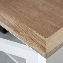 BOIS DESSUS BOIS DESSOUS Buffet En Bois D'acajou Et Teck 4 Portes - Blanc -Buffet et enfilade Soldes 54585749 4