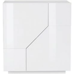 AHD AMAZING HOME DESIGN Buffet 80x43cm Blanc 2 Compartiments Salon Cuisine Adara 8 AHD AMAZING HOME DESIGN Buffet 80x43cm Blanc 2 Compartiments Salon Cuisine Adara -Buffet et enfilade Soldes 54641543 4