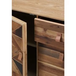 Buffet, Bahut 1 Porte Et 3 Tiroirs En Bois De Sapin Coloris Naturel - Longueur 80 X Hauteur 80 X Largeur 35 Cm -PEGANE- 8 Buffet, Bahut 1 Porte Et 3 Tiroirs En Bois De Sapin Coloris Naturel - Longueur 80 X Hauteur 80 X Largeur 35 Cm -PEGANE- -Buffet et enfilade Soldes 54658525 4