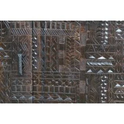 Buffet Bahut En Bois De Manguier Coloris Noyer Foncé - Longueur 180 X Profondeur 40 X Hauteur 85 Cm -PEGANE- -Buffet et enfilade Soldes 54658837 3