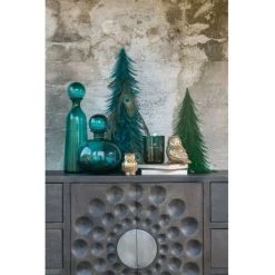 HELLIN Buffet Bas Ethnique En Bois De Manguier 2 Portes Et 6 Tiroirs - PADANG - Bois Foncé -Buffet et enfilade Soldes 54671283 2