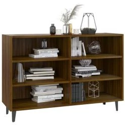 YOUTHUP Buffet Chêne Marron 103,5x35x70 Cm Aggloméré - Brun -Buffet et enfilade Soldes 54830832 3