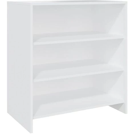 YOUTHUP Buffet Blanc 70x40,5x75 Cm Aggloméré - Blanc 2 YOUTHUP Buffet Blanc 70x40,5x75 Cm Aggloméré - Blanc – Image 2