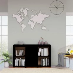 Topdeal Buffet Noir Brillant 120x36x69 Cm Aggloméré FF801848_FR 7 Topdeal Buffet Noir Brillant 120x36x69 Cm Aggloméré FF801848_FR -Buffet et enfilade Soldes 54841037 3