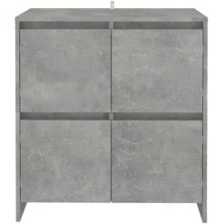 VidaXL Buffets 2 Pcs 70x41x75 Cm Aggloméré Gris Béton - Gris 7 VidaXL Buffets 2 Pcs 70x41x75 Cm Aggloméré Gris Béton - Gris -Buffet et enfilade Soldes 54867783 3