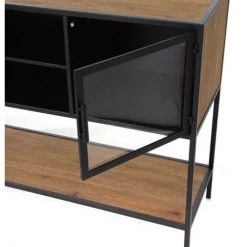 Amadeus - Buffet BAPTISTE 2 Niches En Métal Et Bois - Multicolore 6 Amadeus - Buffet BAPTISTE 2 Niches En Métal Et Bois - Multicolore -Buffet et enfilade Soldes 55034829 3