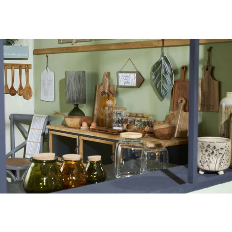 Amadeus - Buffet BAPTISTE 2 Niches En Métal Et Bois - Multicolore 4 Amadeus - Buffet BAPTISTE 2 Niches En Métal Et Bois - Multicolore – Image 4