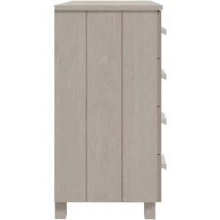 Buffet 79x40x80 Cm Bois Massif De Pin Blanc VidaXL 8 Buffet 79x40x80 Cm Bois Massif De Pin Blanc VidaXL -Buffet et enfilade Soldes 55241507 4
