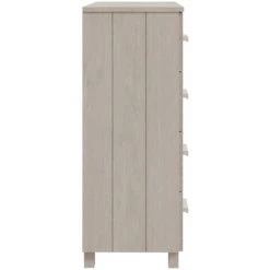 VidaXL Buffet 79x40x103.5 Cm Bois Massif De Pin Blanc - Blanc -Buffet et enfilade Soldes 55241511 4