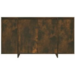 Buffet 135x41x75 Cm Aggloméré Chêne Fumé VidaXL -Buffet et enfilade Soldes 55241628 5