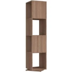 YOUTHUP Armoire Rotative Chêne Sonoma 34,5x34,5x147,5 Cm Aggloméré - Brun -Buffet et enfilade Soldes 55265342 2