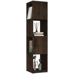 YOUTHUP Armoire Rotative Chêne Fumé 34,5x34,5x147,5 Cm Aggloméré - Brun 7 YOUTHUP Armoire Rotative Chêne Fumé 34,5x34,5x147,5 Cm Aggloméré - Brun -Buffet et enfilade Soldes 55266558 3