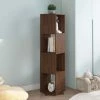 YOUTHUP Armoire Rotative Chêne Marron 34,5x34,5x147,5 Cm Aggloméré - Brun