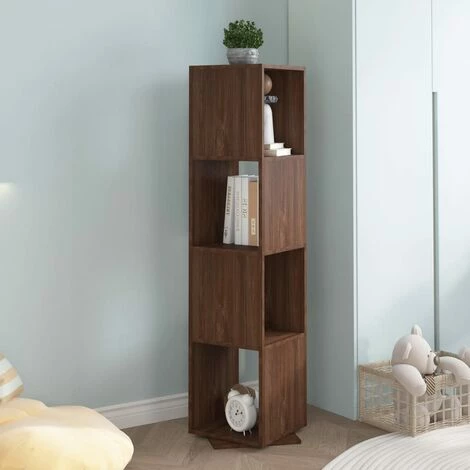 YOUTHUP Armoire Rotative Chêne Marron 34,5x34,5x147,5 Cm Aggloméré - Brun 1 YOUTHUP Armoire Rotative Chêne Marron 34,5x34,5x147,5 Cm Aggloméré - Brun