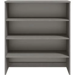 Dessus De Buffet 90x30x100 Cm Bois Massif De Pin Gris Clair VidaXL -Buffet et enfilade Soldes 55561210 3