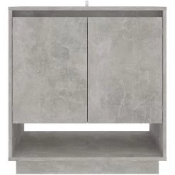 Buffet Aggloméré 70x41x75 Cm Gris Béton VidaXL 7 Buffet Aggloméré 70x41x75 Cm Gris Béton VidaXL -Buffet et enfilade Soldes 55807261 3