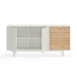 Buffets BOBOCHIC - Buffet 2 Portes 160 Cm SIERRA Chêne Et Blanc - Chêne Et Blanc 9 Buffets BOBOCHIC - Buffet 2 Portes 160 Cm SIERRA Chêne Et Blanc - Chêne Et Blanc -Buffet et enfilade Soldes 56112631 5