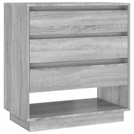 Buffet 70x41x75 Cm Aggloméré Sonoma Gris VidaXL 2 Buffet 70x41x75 Cm Aggloméré Sonoma Gris VidaXL – Image 2