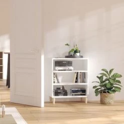 INLIFE Buffet Blanc 57x35x70 Cm Aggloméré -Buffet et enfilade Soldes 56253339 2