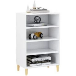 INLIFE Buffet Blanc 57x35x90 Cm Aggloméré -Buffet et enfilade Soldes 56253388 3