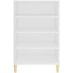 INLIFE Buffet Blanc 57x35x90 Cm Aggloméré -Buffet et enfilade Soldes 56253388 4