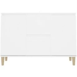 INLIFE Buffet Blanc 103,5x35x70 Cm Aggloméré -Buffet et enfilade Soldes 56254108 5