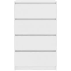 INLIFE Buffet Blanc 60x35x98,5 Cm Aggloméré -Buffet et enfilade Soldes 56254146 4
