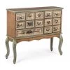 WEBMARKETPOINT Buffet 1 Porte 7 Tiroirs Bois Kompart Retro