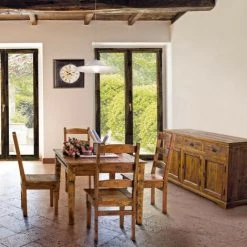 WEBMARKETPOINT Buffet Rustique Chateaux 3 Portes 3 Tiroirs -Buffet et enfilade Soldes 56409710 4