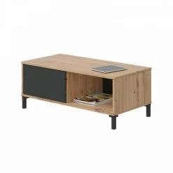 DANSMAMAISON Séjour Complet Béton/Chêne - CALIA - Table Basse : L 100 X L 50 X H 40 Cm ; Buffet : L 154 X L 41 X H 74 Cm ; Meuble TV : L 130 X L 41 X H 47 Cm - Bois 5 DANSMAMAISON Séjour Complet Béton/Chêne - CALIA - Table Basse : L 100 X L 50 X H 40 Cm ; Buffet : L 154 X L 41 X H 74 Cm ; Meuble TV : L 130 X L 41 X H 47 Cm - Bois -Buffet et enfilade Soldes 56543635 2