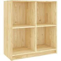 YOUTHUP Buffet 70x33x76 Cm Bois De Pin Massif - Brun -Buffet et enfilade Soldes 56549460 2