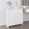 YOUTHUP Buffet Blanc Brillant 70x40x73,5 Cm Aggloméré - Blanc