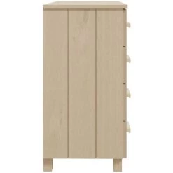 YOUTHUP Buffet Marron Miel 79x40x80 Cm Bois Massif De Pin - Brun -Buffet et enfilade Soldes 56549949 4