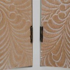 ALTOBUY MARUVA - Buffet 4 Portes Pin Massif Marron Et Blanc - Blanc -Buffet et enfilade Soldes 56617620 5