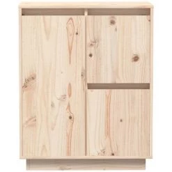 Buffet 60x34x75 Cm Bois Massif De Pin Marron VidaXL -Buffet et enfilade Soldes 56853723 5
