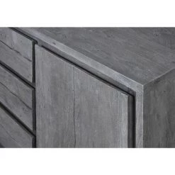 Paris Prix - Bahut 2 Portes & 3 Tiroirs "tajo" 150cm Gris 8 Paris Prix - Bahut 2 Portes & 3 Tiroirs "tajo" 150cm Gris -Buffet et enfilade Soldes 57075140 4