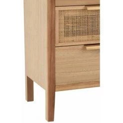Paris Prix - Buffet 3 Tiroirs En Bois "nivelo" 62cm Naturel -Buffet et enfilade Soldes 57079687 5