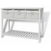 NOVA Boîte De Croyance Moble Habileté Blanche Buffet De Rangement Blanc