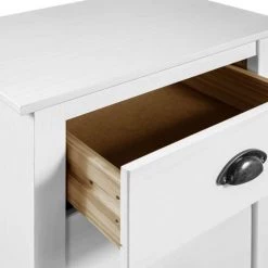 NOVA Pin De Buffet En Bois Massif Avec 4 Tiroirs De Style Rustique Différentes Couleurs Buffet Hill Range Blanc 46x35x80 Cm Bois De Pin Solide Couleur : BLANCHE -Buffet et enfilade Soldes 57093441 5