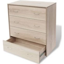 NOVA Coffre De Tiroirs Mobile Avec 4 Tiroirs 60x30.5x71 Cm Diverses Couleurs Buffet Avec 4 Tiroirs 60 X 30,5 X 71 Cm Couleur De Chêne Couleur : Chêne 7 NOVA Coffre De Tiroirs Mobile Avec 4 Tiroirs 60x30.5x71 Cm Diverses Couleurs Buffet Avec 4 Tiroirs 60 X 30,5 X 71 Cm Couleur De Chêne Couleur : Chêne -Buffet et enfilade Soldes 57094259 3