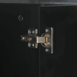 NOVA Credenza Avec Des Tiroirs De Finition En Bois Brillant Et Une Conception Moderne Design Différentes Couleurs Buffet Noir Brillant 71 X 35 X 76 Cm Aggloméré Couleur : Noir -Buffet et enfilade Soldes 57097330 3