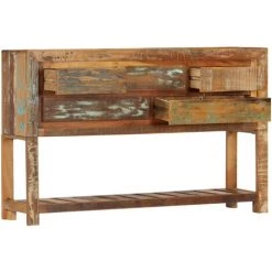NOVA Crédenza Avec Des Tiroirs Et Des Meubles D'étagère élégant Entrée Brillante Différents Modèles Buffet 120x30x75 Cm Bois De Récupération Solide Des Modèles : Bois De Récupération 8 NOVA Crédenza Avec Des Tiroirs Et Des Meubles D'étagère élégant Entrée Brillante Différents Modèles Buffet 120x30x75 Cm Bois De Récupération Solide Des Modèles : Bois De Récupération -Buffet et enfilade Soldes 57097453 4