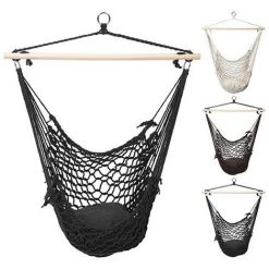 BIGBUY GARDEN Chaise Suspendue Corde Avec Coussin Oh My Home 3 BIGBUY GARDEN Chaise Suspendue Corde Avec Coussin Oh My Home -Buffet et enfilade Soldes 57157636 2